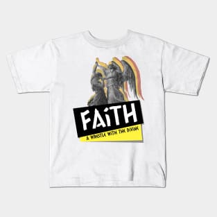 Faith and wrestling Kids T-Shirt